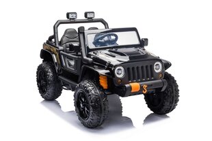 Одноместный электромобиль для детей Jeep Extreme до 100 кг XB-1118, черный цена и информация | Электромобили для детей | kaup24.ee