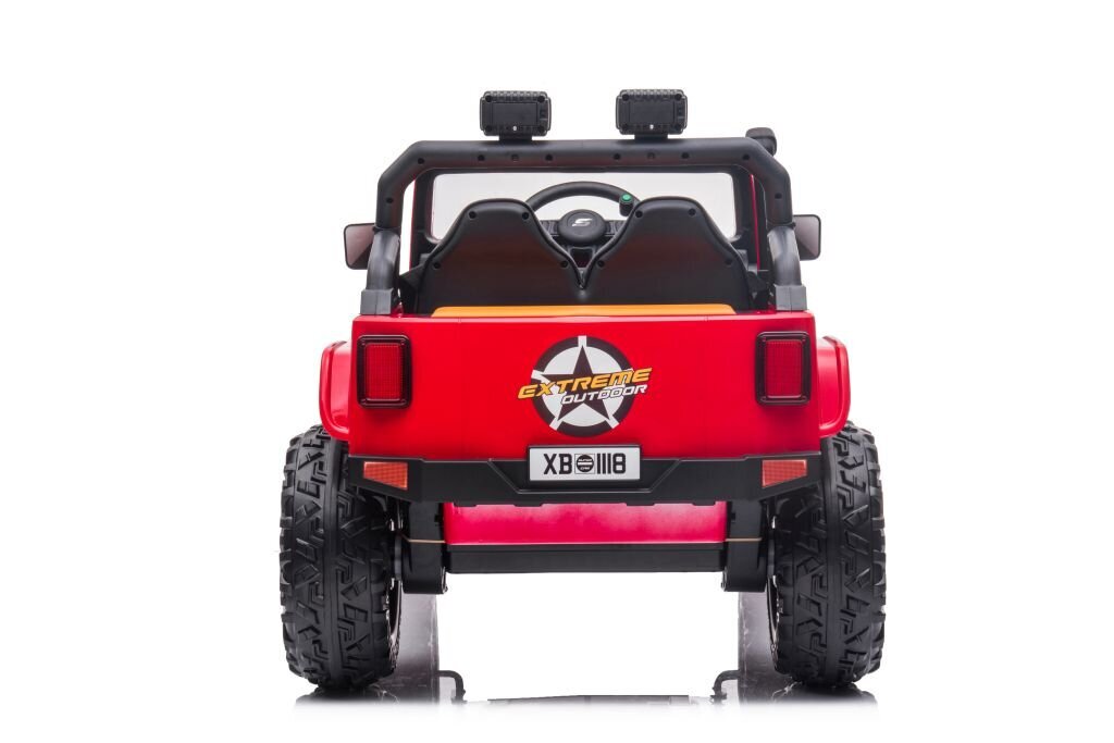 Üksik elektriauto lastele Jeep Extreme kuni 100 kg XB-1118, punane hind ja info | Laste elektriautod | kaup24.ee