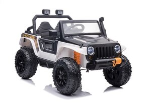 Одноместный электромобиль для детей Jeep Extreme до 100 кг XB-1118, белый цена и информация | Электромобили для детей | kaup24.ee