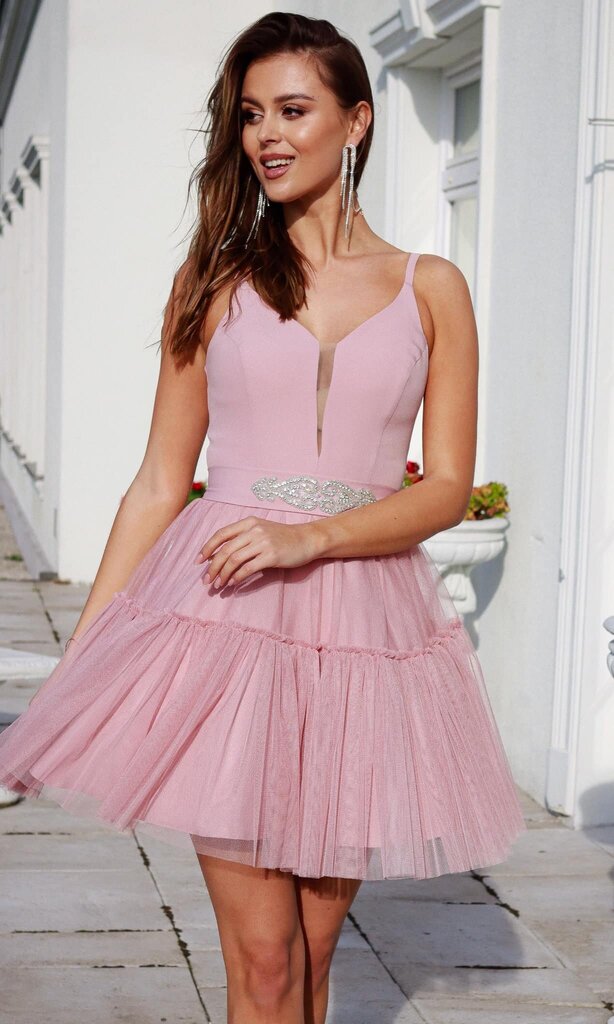 Naiste kleit Ferara, roosa hind ja info | Kleidid | kaup24.ee
