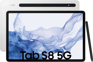 Планшет Samsung TAB S8 5G X706 11" 8 GB RAM 128 GB Серебристый 8 GB RAM цена и информация | для планшетов | kaup24.ee