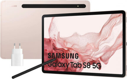 Samsung Galaxy Tab S8+ Roosa 11" цена и информация | Tahvelarvutid | kaup24.ee
