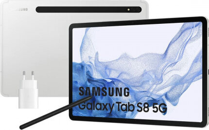 Samsung Galaxy Tab S8+ Hõbedane 11" hind ja info | Tahvelarvutid | kaup24.ee