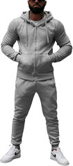 J.Style Spordikostüümid Fleece Grey 68C10386-2 68C10386-2/XL цена и информация | Мужские толстовки | kaup24.ee