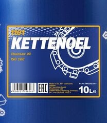 Kettenoel ISO 100 Mannol MN1101-10 Минеральное масло для смазки цепей 10л цена и информация | Моторные масла | kaup24.ee