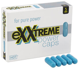 Пищевая добавка улучшающая потенцию препарат Exxtreme Power Caps, 5 шт. цена и информация | Витамины, пищевые добавки, препараты для хорошего самочувствия | kaup24.ee