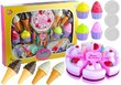 Mängutoit Sünnipäevakommide komplekt hind ja info | Tüdrukute mänguasjad | kaup24.ee