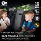 Turvatool Kinderkraft Safety Fix 2 I-Size, 9-36 kg, Black цена и информация | Turvatoolid | kaup24.ee