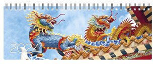 Lauakalender Memo Card dragon hind ja info | Kalendrid, märkmikud | kaup24.ee