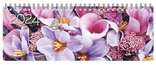 Lauakalender Memo Card pink flowers hind ja info | Kalendrid, märkmikud | kaup24.ee