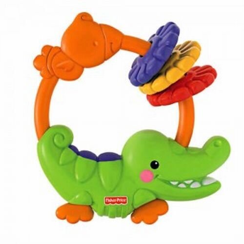 Kõristi Krokodil Fisher Price, P6955 цена и информация | Imikute mänguasjad | kaup24.ee