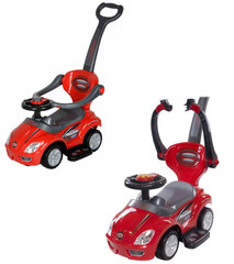 Laste kõndimistugi-sõiduk Mega Car Delux 381 3in1, punane hind ja info | Imikute mänguasjad | kaup24.ee