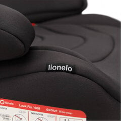 Istmealus Lionelo Bastia Luuk Fix i-Size, 22-36kg, must hind ja info | Turvatoolid | kaup24.ee