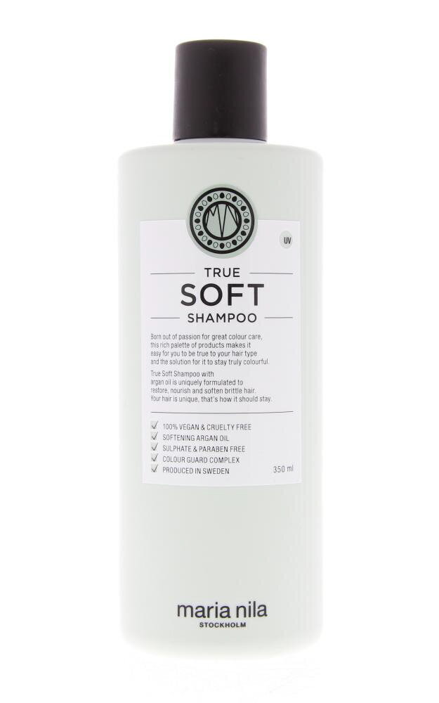 Niisutav šampoon argaaniaõliga kuivadele juustele Maria Nila True Soft Shampoo, 350 ml hind ja info | Šampoonid | kaup24.ee