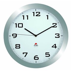Настенное часы Archivo 2000 Стеклянный Серый Металл Ø 38 cm цена и информация | Часы | kaup24.ee
