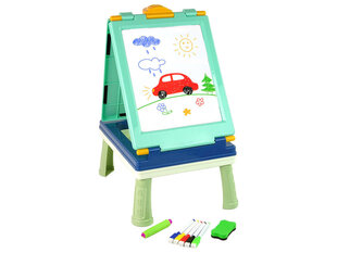 Многофункциональная доска для рисования 3 в 1, синяя цена и информация | Развивающие игрушки | kaup24.ee