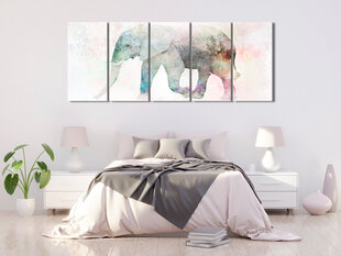 Картина - Painted Elephant (5 частей) Narrow цена и информация | Картины, живопись  | kaup24.ee