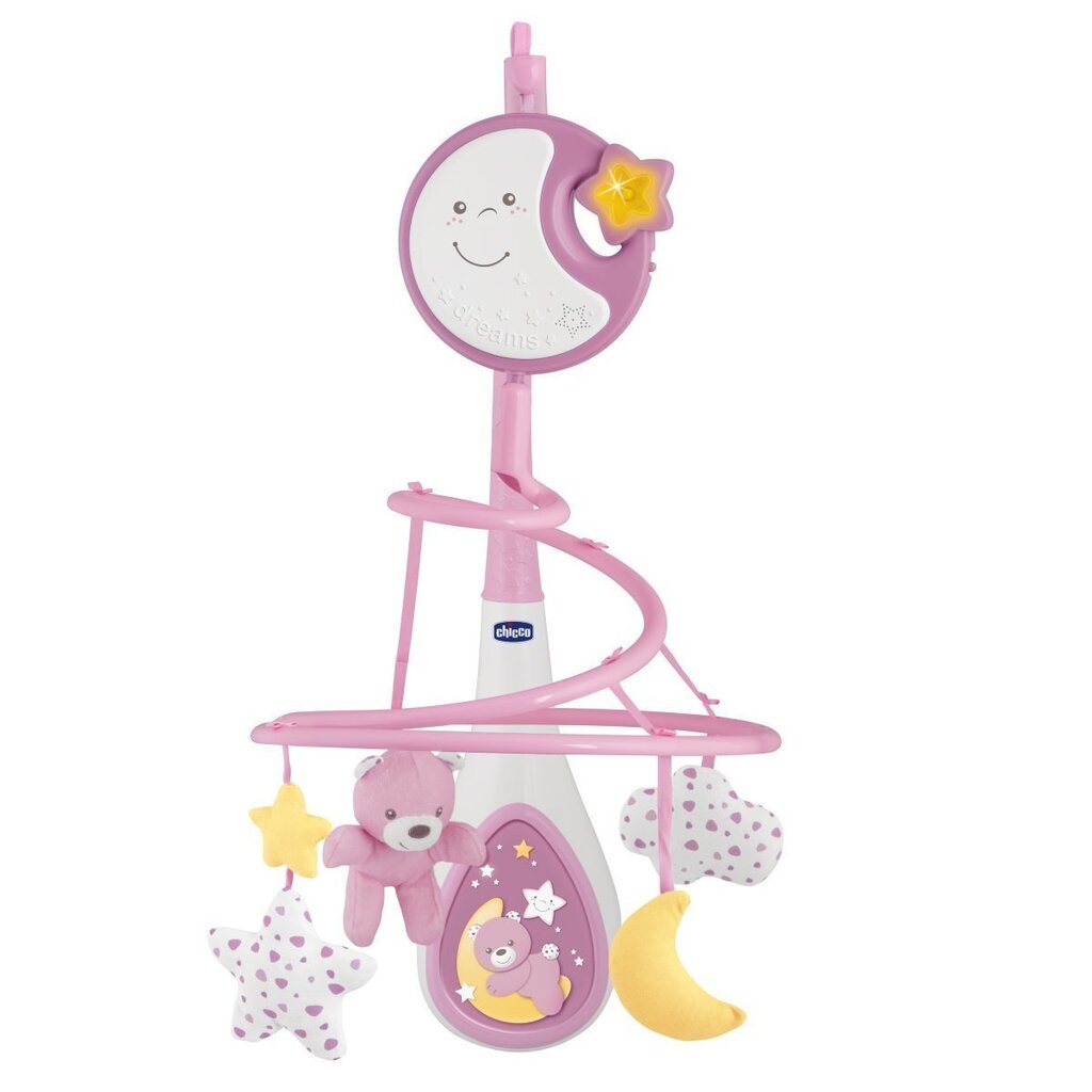 Karussell-projektori Chicco Next2Dreams, roosa hind ja info | Imikute mänguasjad | kaup24.ee