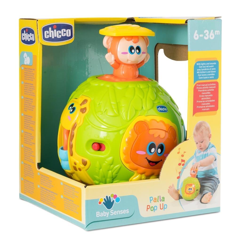 Lõbus pall Chicco Pop Up hind ja info | Imikute mänguasjad | kaup24.ee