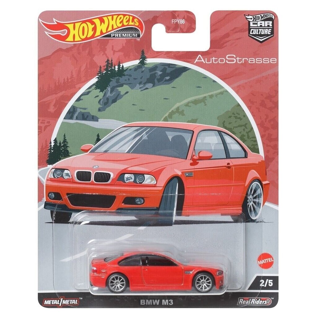 Mudelauto Hot Wheels BMW M3 (E46) hind ja info | Poiste mänguasjad | kaup24.ee