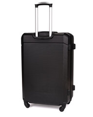Чемодан среднего размера M STL945 ABS - черный цена и информация | Чемоданы, дорожные сумки | kaup24.ee