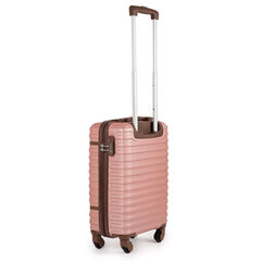Väike kohver Solier STL957, S, roosa цена и информация | Чемоданы, дорожные сумки | kaup24.ee
