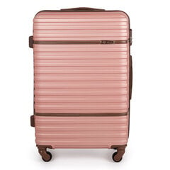Keskmise suurusega kohver Solier STL957, M, roosa hind ja info | Kohvrid, reisikotid | kaup24.ee