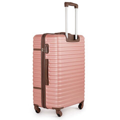 Keskmise suurusega kohver Solier STL957, M, roosa цена и информация | Чемоданы, дорожные сумки | kaup24.ee