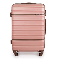 Suur kohver Solier STL957, XL, roosa цена и информация | Чемоданы, дорожные сумки | kaup24.ee
