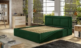 Кровать Belluno, 140x200 см, синий цвет цена и информация | Кровати | kaup24.ee