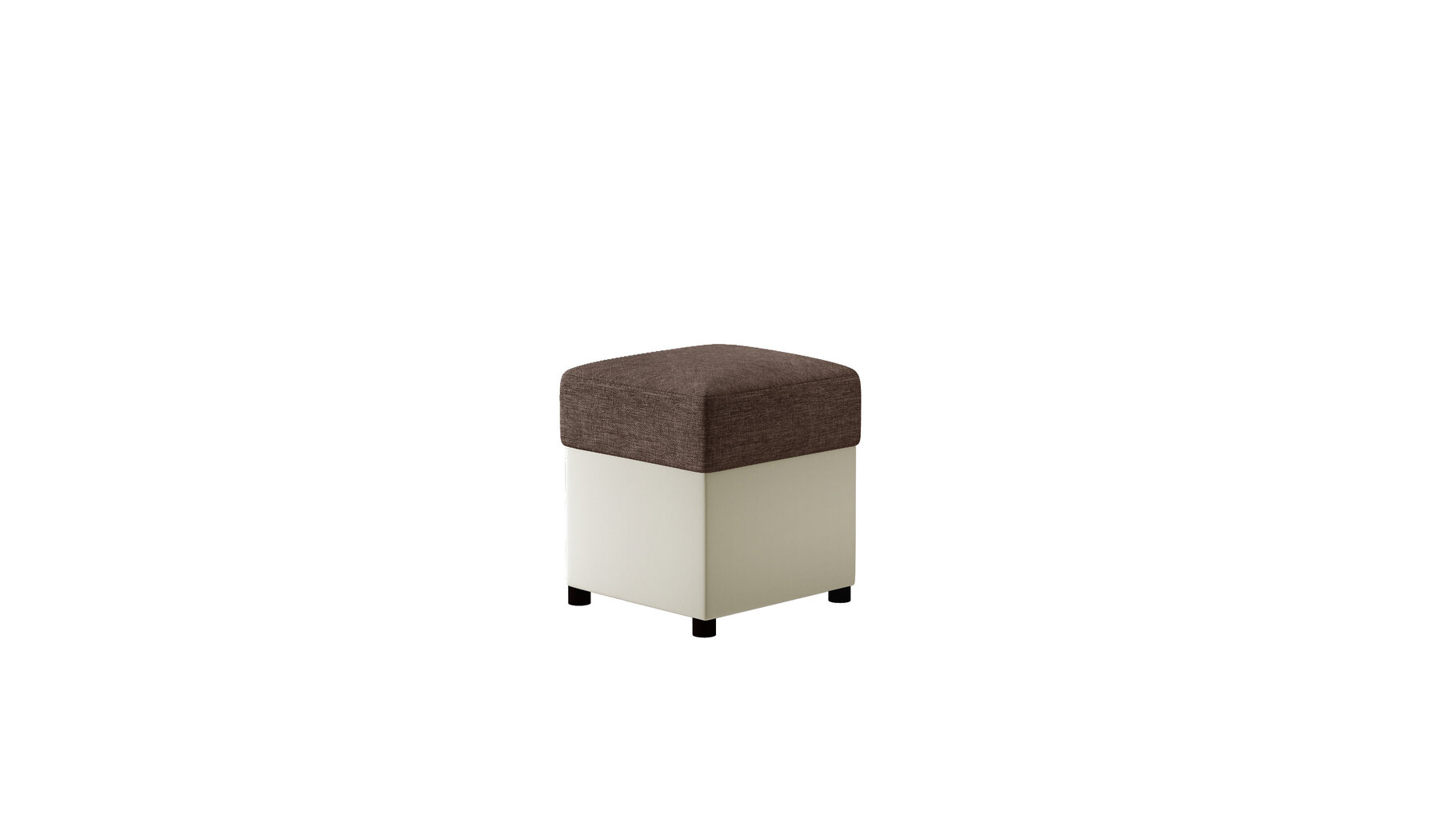 Tumba R1, pruun/valge hind ja info | Kott-toolid, tumbad, järid | kaup24.ee