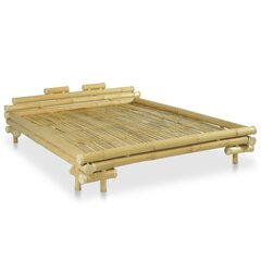 vidaXL voodiraam, bambus, 160 x 200 cm hind ja info | Voodid | kaup24.ee