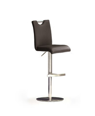 Барный-полубарный стул Bardo 2, натуральная кожа, коричневый цена и информация | Стулья для кухни и столовой | kaup24.ee