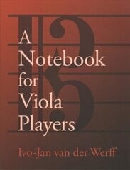 Notebook for Viola Players цена и информация | Книги об искусстве | kaup24.ee