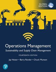 Operations Management: Sustainability and Supply Chain Management, Global Edition 14th edition hind ja info | Majandusalased raamatud | kaup24.ee