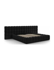 Кровать Micadoni Home Mamaia, 200х200 см, черный цвет цена и информация | Кровати | kaup24.ee