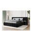 Voodi Micadoni Home Mamaia, 200x140 cm, must hind ja info | Voodid | kaup24.ee