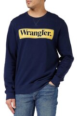 Спортивный свитер WRANGLER 112341196-L, темно-синий цена и информация | Мужские толстовки | kaup24.ee