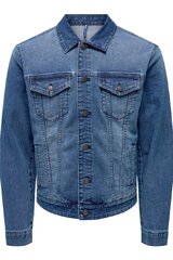 Джинсовая куртка ONLY&SONS 22024333MEDIUMBLUE-XL, синяя цена и информация | Мужские куртки | kaup24.ee
