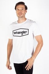 Футболкa WRANGLER 112339325-S, белая цена и информация | Мужские футболки | kaup24.ee