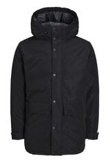 Зимняя куртка JACK&JONES 12236015BLACK-S, черная цена и информация | Мужские куртки | kaup24.ee