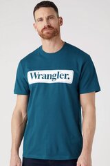 Футболкa WRANGLER 112341136-L, зеленая цена и информация | Мужские футболки | kaup24.ee