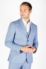 Пиджак FRAPPOLI 6141SERARDOBMAVJACKE-48, светло-синий цена и информация | Мужские пиджаки | kaup24.ee