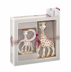 Vulli набор игрушек для прорезывания зубов Sophie la Girafe + жираф с кольцами 000001 цена и информация | Игрушки для малышей | kaup24.ee