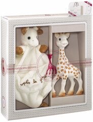 Vulli жираф набор прорезыватель для зубов Sophie la Girafe + мягкая игрушка для сна 000003 цена и информация | Игрушки для малышей | kaup24.ee