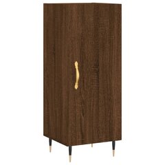vidaXL puhvetkapp, pruun tamm, 34,5 x 34 x 90 cm, tehispuit hind ja info | Elutoa väikesed kapid | kaup24.ee