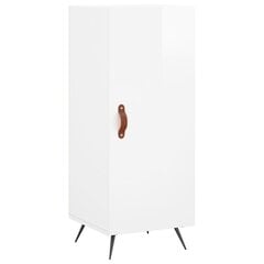 vidaXL puhvetkapp, kõrgläikega valge, 34,5 x 34 x 90 cm, tehispuit hind ja info | Elutoa väikesed kapid | kaup24.ee
