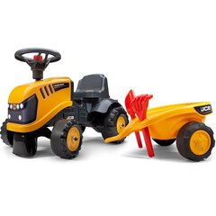 Детский трактор FALK JCB Orange с прицепом от 1 года цена и информация | Игрушки для малышей | kaup24.ee