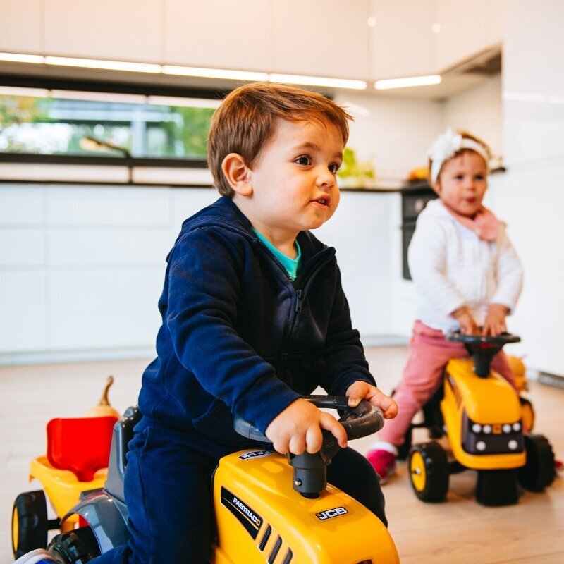Falk Traktor JCB koos haagisega цена и информация | Imikute mänguasjad | kaup24.ee