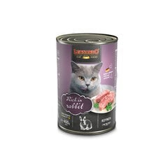 Leonardo Rabbit kassikonservid küülikuga, 400 g × 6 tk цена и информация | Кошачьи консервы | kaup24.ee